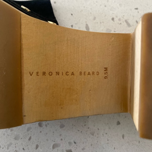 NWOT Veronica Beard Hannalee Platform Slide Clogs - Picture 6 of 6